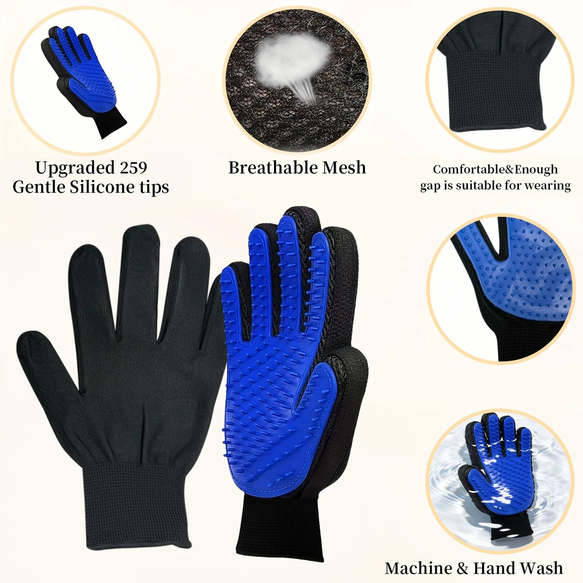 Carenlin™ - 2026 NEW 2 pieces of pet grooming gloves