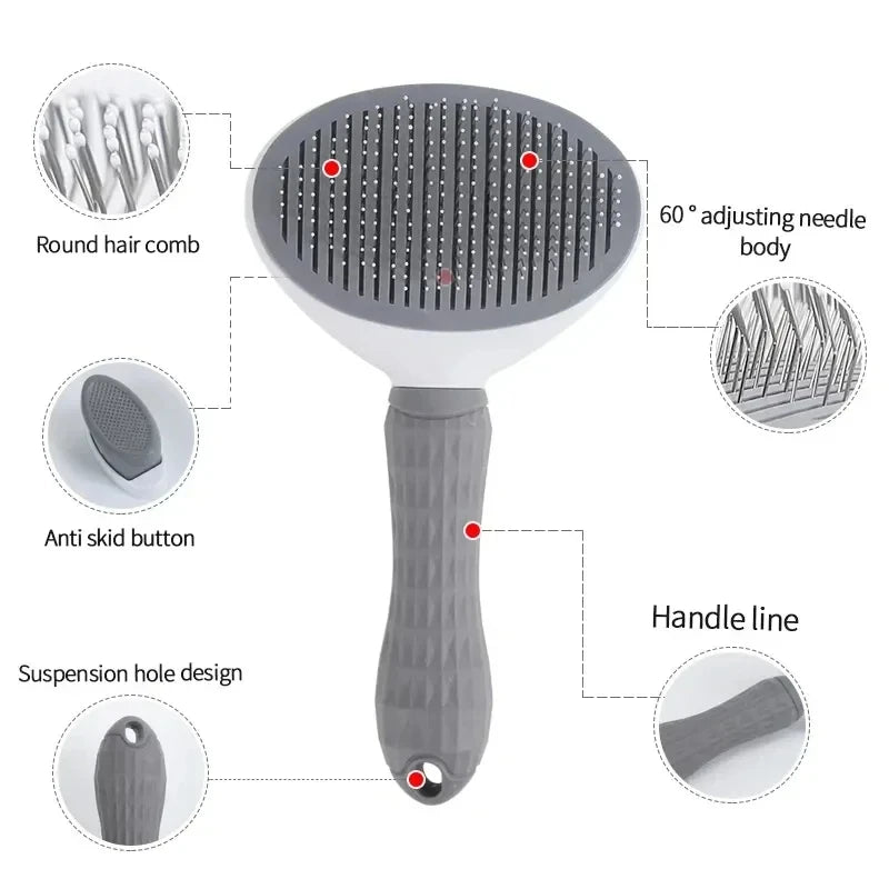Carenlin™ - Pet Dog Brush Cat Comb Self Cleaning