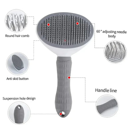 Carenlin™ - Pet Dog Brush Cat Comb Self Cleaning